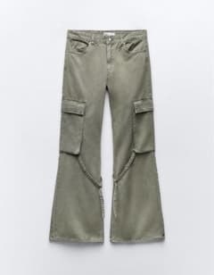 zara カーゴ TRF パンツ eu34(7号）のサムネイル
