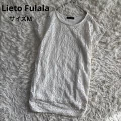 리엣후라라 Lieto Fulala 탑스 반소매 레이스 컷소우 M