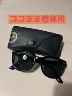 ココまま様専用 Ray-Ban ブラック キャットアイサングラス ケース付きのサムネイル