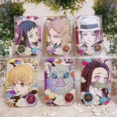 Demon Slayer: Kimetsu no Yaiba Round Badge 3 6-Piece Set