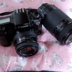完動品のＥＯＳ1000ＳQD（ブラック）・レンズ２本付きのサムネイル