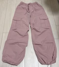《WEGO》レディース カーゴパンツ（M）ピンクのサムネイル