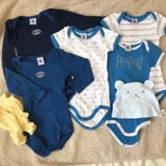 プチバトー ロンパースと赤ちゃんの城 帽子のサムネイル