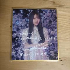 櫻坂46 向井純葉 サクコレくじ ミニ色紙 - メルカリ