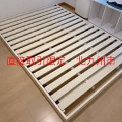すのこダブルベッド　直接取引のサムネイル