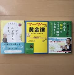 [미품] 자기 계발·마음이 정돈된 문고책 3권 세트 머피의 황금률 외