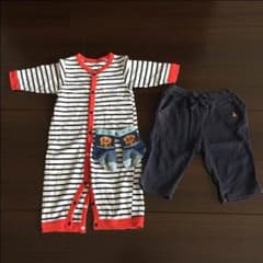 70サイズ ロンパース ズボン パンツ 靴下セットのサムネイル