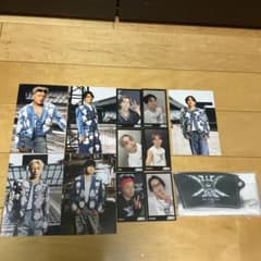 JSB3 フォトカード11枚セットとストラップ付きドリンクカップホルダー