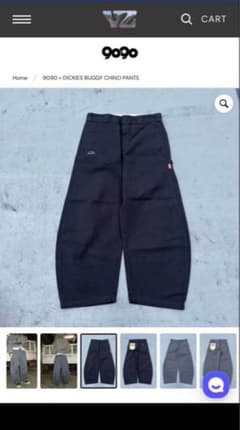 9090×Dickies Buggy Chino Pants ブラックのサムネイル