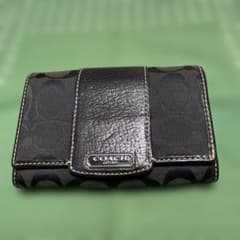 COACH 二つ折り財布 ブラック