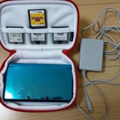 ニンテンドー3DS本体とソフト4本セットのサムネイル