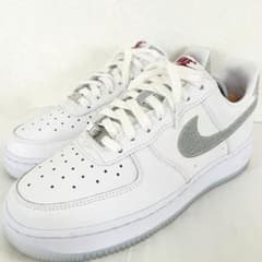 NIKE AIR FORCE 1 '07 25cm 白 銀 ラメ 美品 - メルカリ