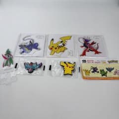포켓몬 pokemon 고무 열쇠 고리 아크릴 스탠드 세트