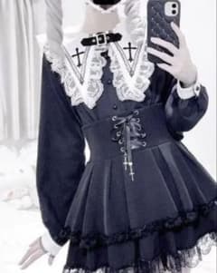 MA*RS BIG襟クロス刺繍ブラウス ホワイトのサムネイル
