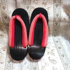 下駄 Mサイズ 23cm 本漆塗のサムネイル
