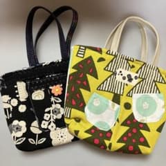 ハンドメイド ミニバッグ 2点セットのサムネイル