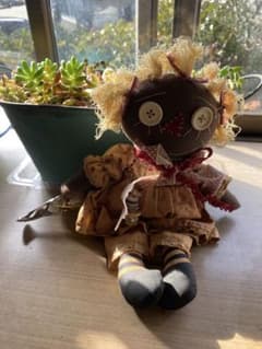 ハンドメイド アメリカンカントリー ドール ぬいぐるみのサムネイル