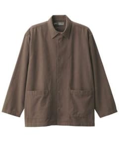 無印良品 両面起毛フランネル シャツジャケット モカブラウン 紳士 Lサイズのサムネイル