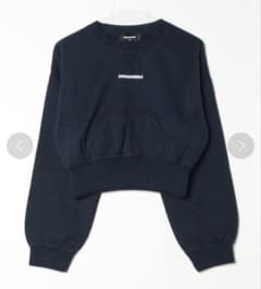 DSQUARED2 クロップドスウェット S ブラックのサムネイル