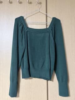 LOWRYSFARM スクエアネックニットのサムネイル