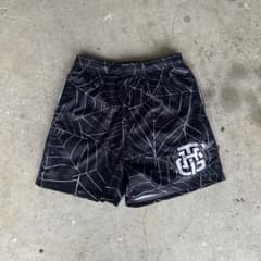 THE HOOP GANG スパイダーウェブ柄 ショートパンツ S dripのサムネイル