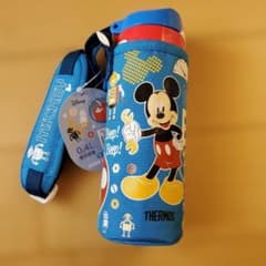 新品未使用THERMOS 真空断熱ストローボトル FHL-402FDS　ミッキーのサムネイル
