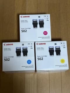 Canon トナーカートリッジ 502 純正 3箱セットのサムネイル