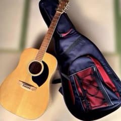 YAMAKI アコースティックギター W300 ケース付き　良品　レア YAMAKI アコースティックギター W300 ケース付き 良品 レア - メルカリ