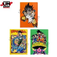ドラゴンボール 海外ジャンプショップ 公式 原作 クリアファイル 3種