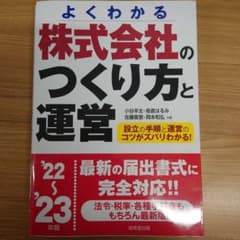 株式会社のつくり方と運営のサムネイル