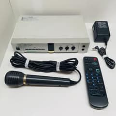 【送料込、動作確認済】TAITOカラオケ　Mediabox、マイク、通信カード
