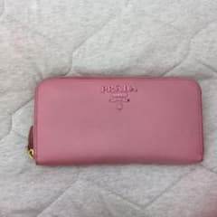 PRADA 長財布 ラウンドファスナー ピンクのサムネイル