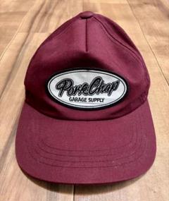 PORKCHOPポークチョップSCRIPT TRUCKER CAPバーガンディー PORKCHOPポークチョップSCRIPT TRUCKER CAPバーガンディー