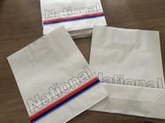 ③ National ナショナル 昭和レトロ紙袋大13枚 ショップバッグ - メルカリ