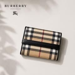 BURBERRY バーバリー ノバチェック 二つ折り財布 人気型 - メルカリ