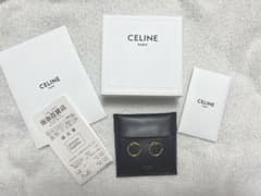 【セリーヌ】ノット　ピアス　ゴールド【CELINE】のサムネイル