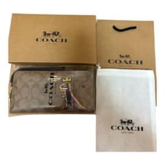 ✨新品未使用✨COACH バスキアコラボ 恐竜長財布 シグネチャー ✨限定