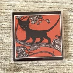 竹久夢二 マグネット 黒猫 - メルカリ