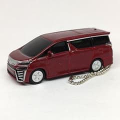 トヨタ ヴェルファイア ミニカー プルバックカー キーホルダー 美品