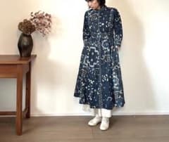新品 Fabindia | ファブインディア◎ ワンピース　ブロックプリントのサムネイル