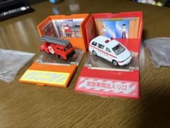 【新品未使用•箱付き】トミカ 消防車 救急車 2台セット ジオラマ付きのサムネイル