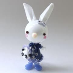 岩崎智子 GLASS ASOBI TOM ガラス細工 パンダ好きなうさぎ 岩崎智子 GLASS ASOBI TOM ガラス細工 パンダ好きなうさぎ - メルカリ