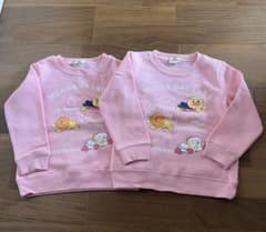 女の子　アンパンマン　トレーナー　二枚セット　100cm 双子のサムネイル