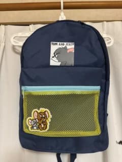 トムとジェリー リュック ネイビー キャラクター バックパック 刺繍　通学のサムネイル
