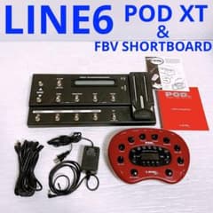 ギター LINE6 POD XT PRO & FBV SHORTBOARD Line 6 POD xt Red Kidney Bean with FBV shortboard MkI | Reverb