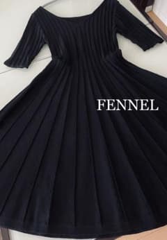 みー様専用★FENNEL ワンピース ブラック 未使用★のサムネイル