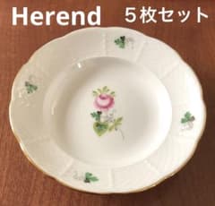 Herend ウイーンの薔薇 S 5枚セット - メルカリ