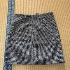 H&M タイトスカート 白黒チェック EUR 32のサムネイル