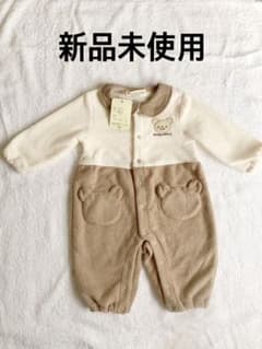 【新品未使用】裏起毛　ロンパース カバーオールのサムネイル