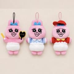 おぱんちゅうさぎ マスコット ぬいぐるみ 3種セットのサムネイル